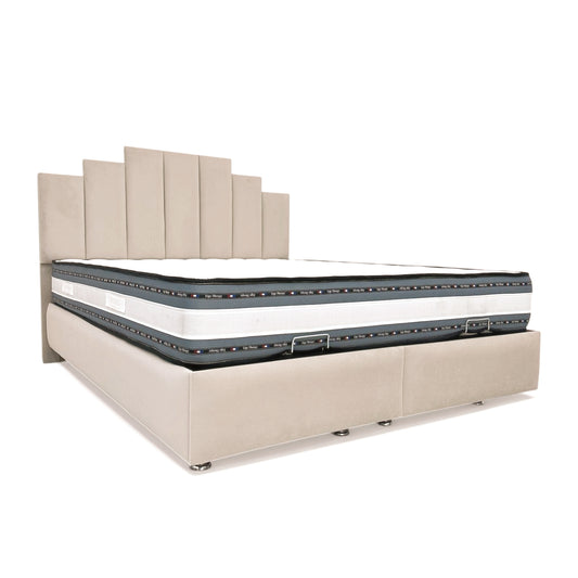 Lit coffre Pyramide 160x200 | Leader Meubles