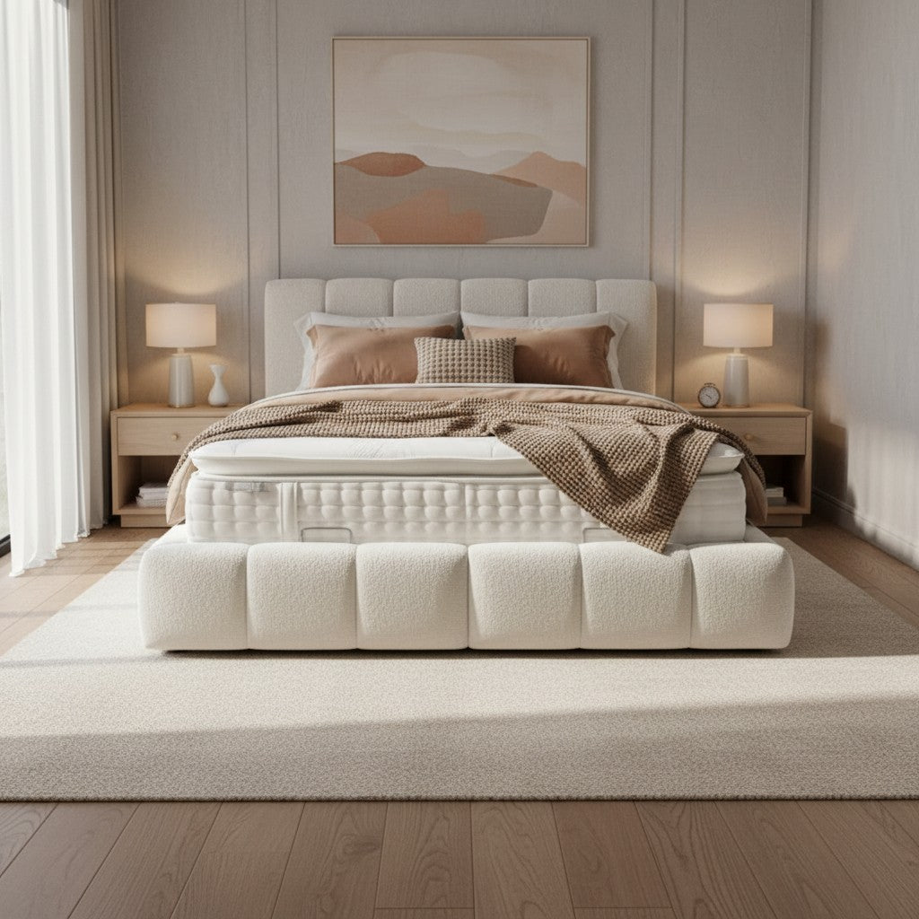 Lit coffre Bubble Dallas 140x190 |  Leader Meubles