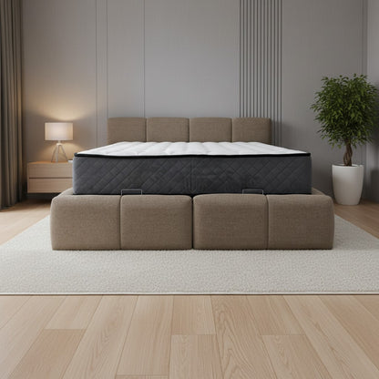 Lit coffre Bubble Oslo 140x190 |  Leader Meubles