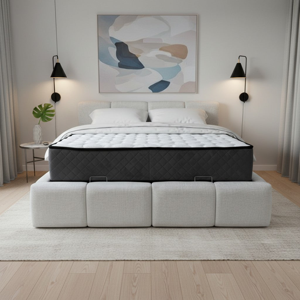Lit coffre Bubble Oslo 140x190 |  Leader Meubles