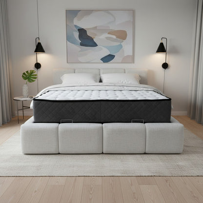 Lit coffre Bubble Oslo 140x190 |  Leader Meubles