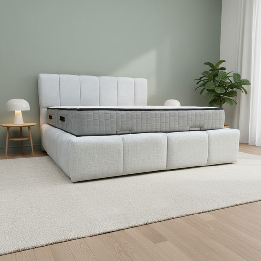Lit coffre Bubble Mila 140x190 |  Leader Meubles