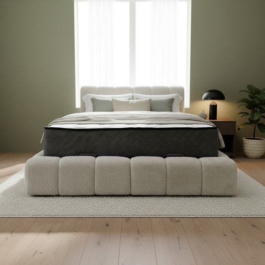 Lit coffre Bubble Dallas 140x190 |  Leader Meubles