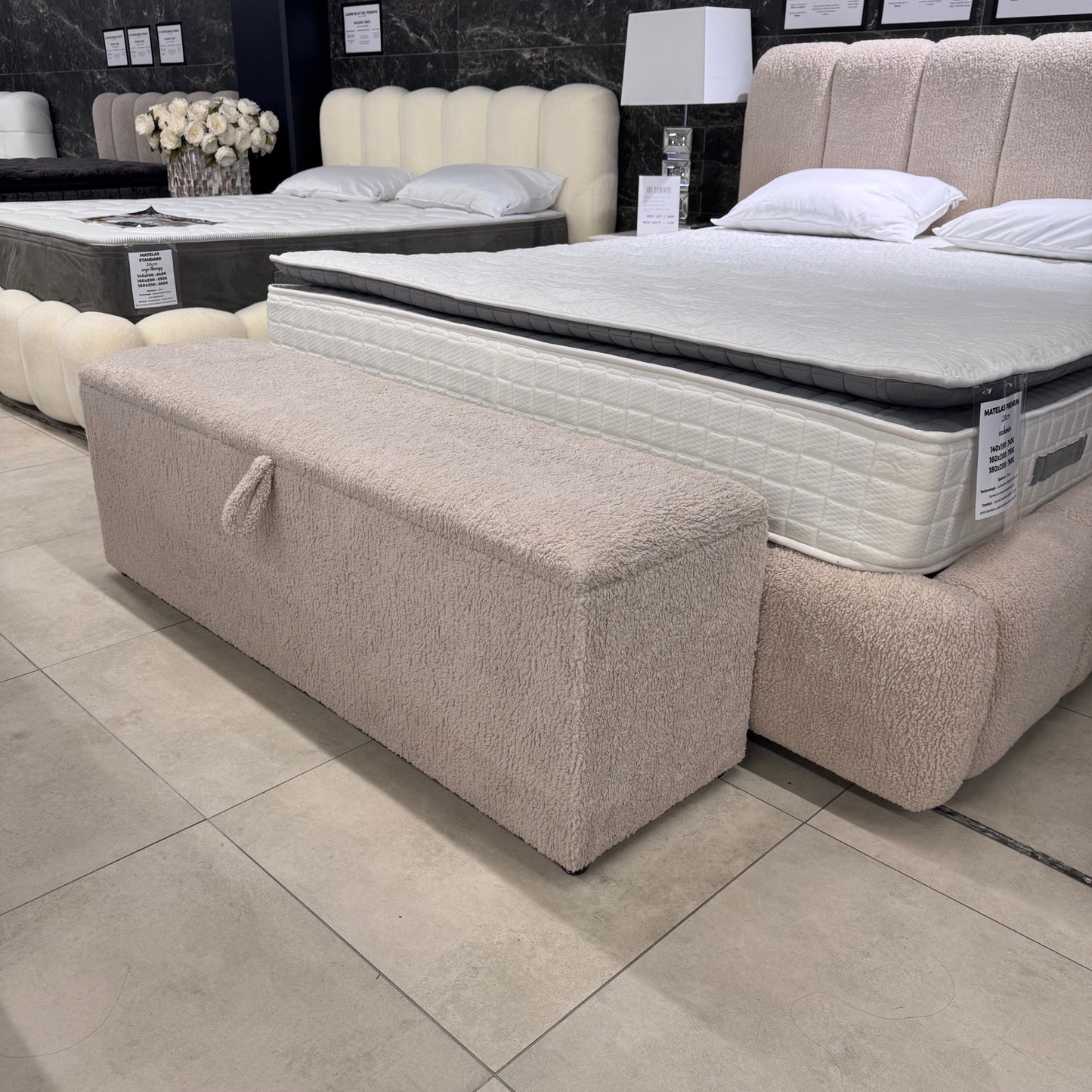 Banquette avec coffre de rangement