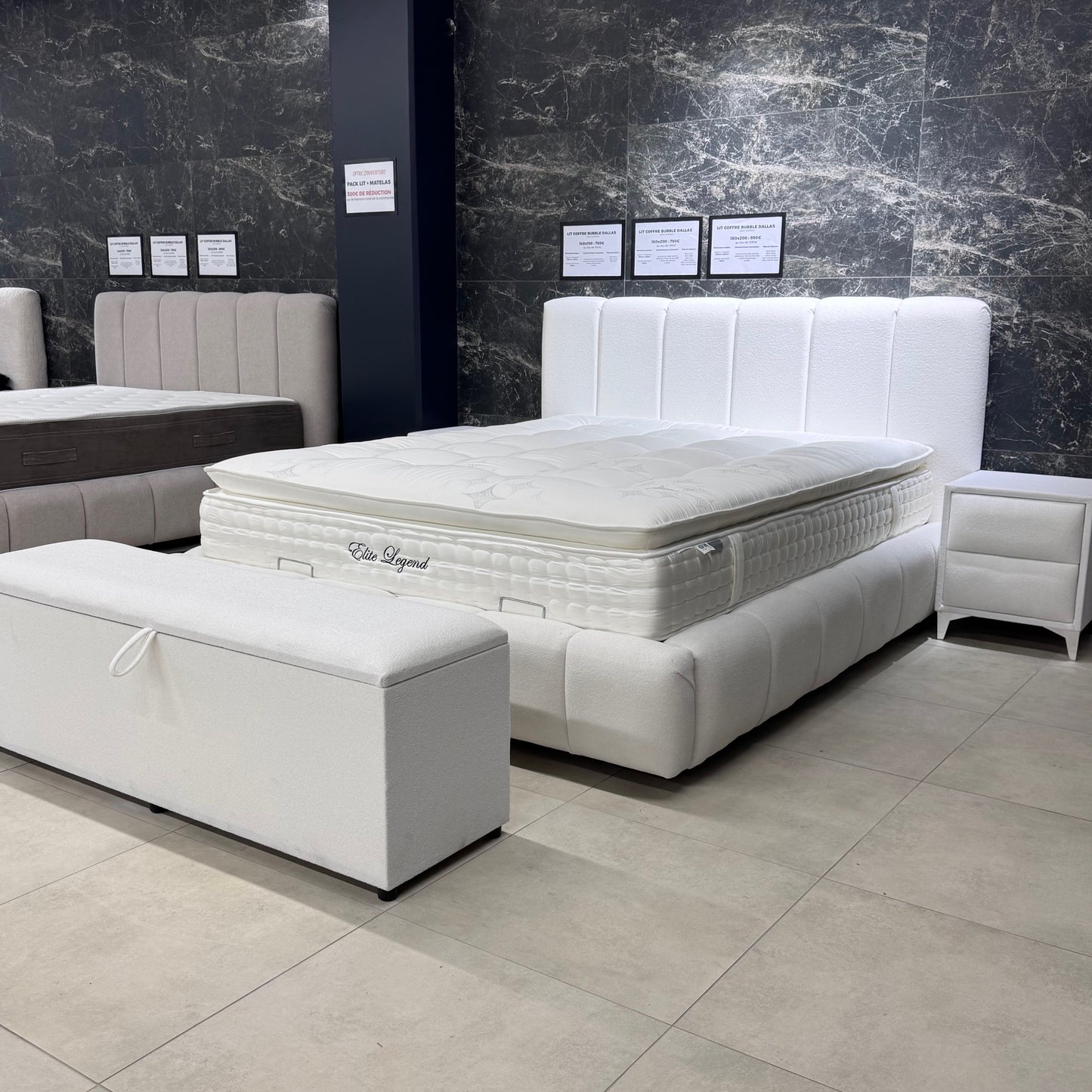 Banquette avec coffre de rangement