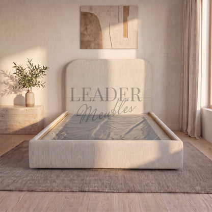 Cadre de lit Alba + Sommier tapissier inclus |  Leader Meubles