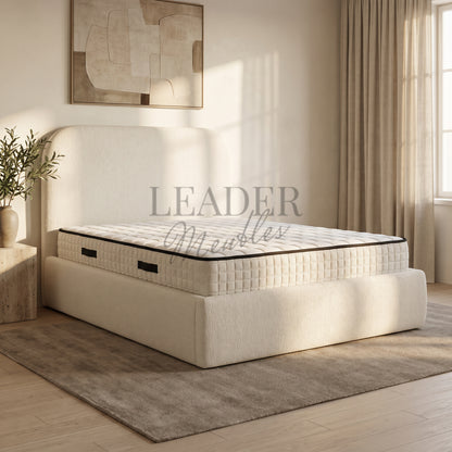 Cadre de lit Alba + Sommier tapissier inclus |  Leader Meubles