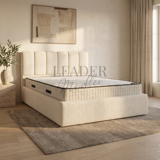 Cadre de lit Julia + Sommier tapissier inclus |  Leader Meubles