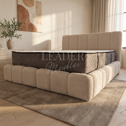 Lit coffre Bubble Dallas 160x200 |  Leader Meubles