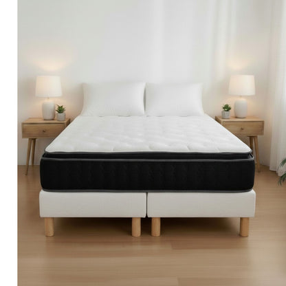 Sommier + Matelas Premium 30-32cm (ressorts ensachés) |  Leader Meubles